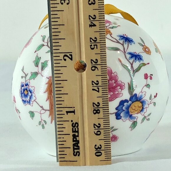 Vintage Hammersley Bone China Bird Of Paradise Pomander Ball Diffuser - Picture 6 of 6